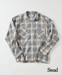 JOURNAL STANDARD J.S HOMESTEAD | J.S.Homestead / Stead コットン / レーヨン オンブレオープンシャツ(シャツ/ブラウス)