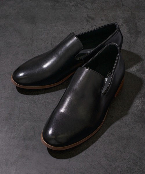 TETE HOMME(テットオム)の「【WEB限定】オペラシューズ / スリッポン(スリッポン・メンズ・キャメル/ブラック/ダークブラウン・X-LARGE/LARGE/MEDIUM/SMALL)」の1枚目の写真