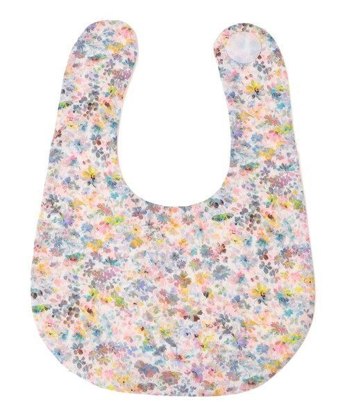 SHIPS（シップス）の「SHIPS KIDS:フラワー リバーシブル スタイ（スタイ/よだれかけ・キッズ・ブルー系その他/ピンク・ONE SIZE）」の2枚目の写真