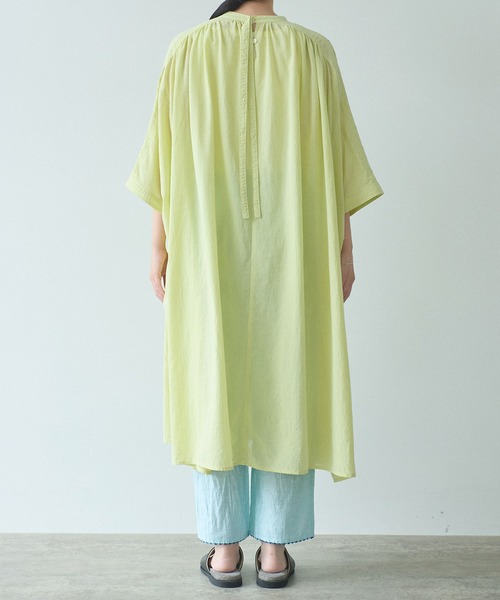 セール】high twist/コットン product dye 2way シャツ