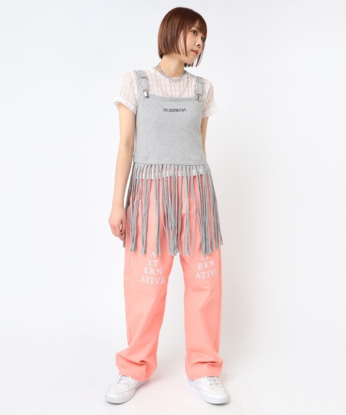 RNA(アールエヌエー)の「R4319 ALT刺繍ワイドストレート(その他パンツ・レディース・ダークベージュ/ピンク・MEDIUM)」の19枚目の写真