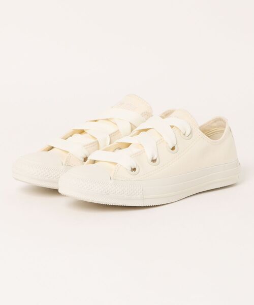 レディース 【CONVERSE】AS BIGEYELETS FS OX IVORY 国内発送 CONVERSE コンバース AS BIGEYELETS FS OX オールスター ビッグ