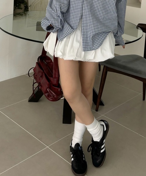 Ada.（エイダ）の「切り替えデザイン バルーンスカート ドット/無地（スカート・レディース・ブラック/オフホワイト/ホワイト・M/L）」の19枚目の写真