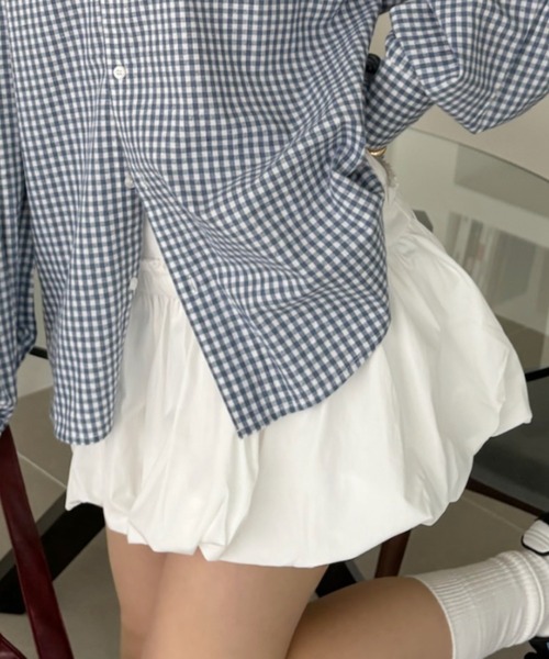 Ada.（エイダ）の「切り替えデザイン バルーンスカート ドット/無地（スカート・レディース・ブラック/オフホワイト/ホワイト・M/L）」の20枚目の写真