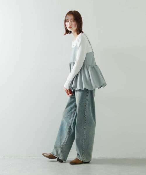 SENSE OF PLACE by URBAN RESEARCH（センスオブプレイスバイアーバンリサーチ）の「プレートツキバレエネックトップ（Tシャツ/カットソー・レディース・ピンク/グレー/チャコールグレー/オフホワイト・ONE）」の15枚目の写真