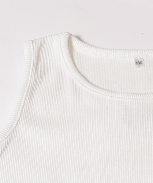 coca（coca）（コカ）の「キッズ クロップド丈フーディ―＆インナータンク 2枚セット（パーカー・キッズ・ピンク/ライトグレー・120/130/140/150）」の20枚目の写真