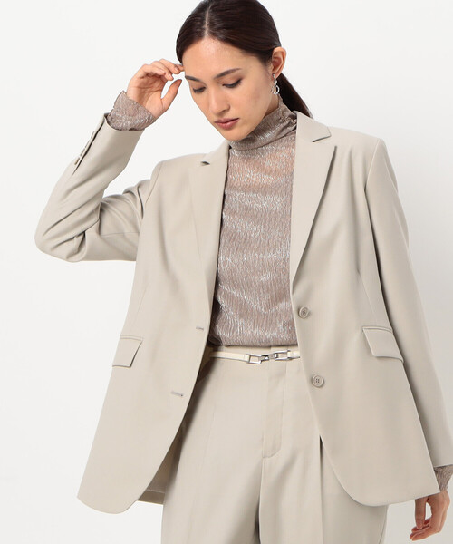 【セール】【セットアップ対応】フラノ テーラードジャケット（テーラードジャケット）｜K.T KIYOKO TAKASE（キヨコタカセ）