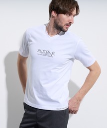 HIDEAWAYS NICOLE | 激シルケットVネック半袖Ｔシャツ(Tシャツ/カットソー)