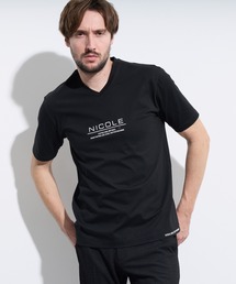 激シルケットVネック半袖Tシャツ