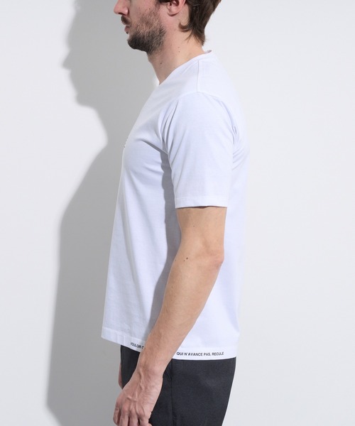 HIDEAWAYS NICOLE（ハイダウェイニコル）の「激シルケットVネック半袖Ｔシャツ（Tシャツ/カットソー・メンズ・ネイビー/ピンク/オフホワイト/ブラック・X-LARGE/XX-LARGE/LARGE/MEDIUM）」の10枚目の写真