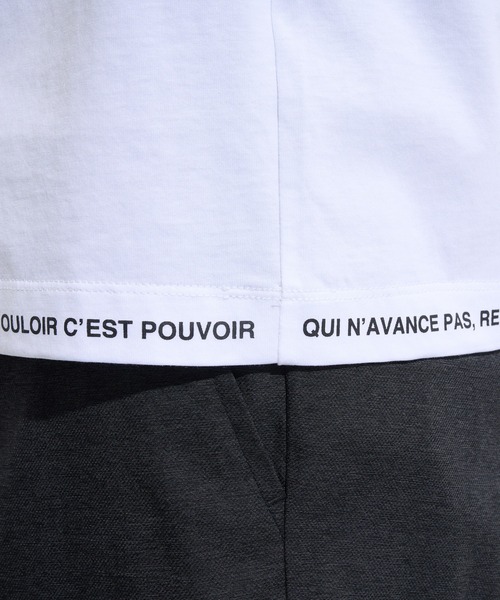 HIDEAWAYS NICOLE（ハイダウェイニコル）の「激シルケットVネック半袖Ｔシャツ（Tシャツ/カットソー・メンズ・ネイビー/ピンク/オフホワイト/ブラック・X-LARGE/XX-LARGE/LARGE/MEDIUM）」の14枚目の写真