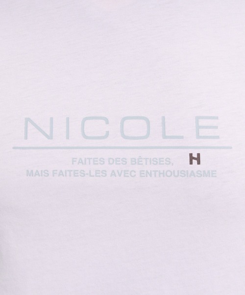 HIDEAWAYS NICOLE（ハイダウェイニコル）の「激シルケットVネック半袖Ｔシャツ（Tシャツ/カットソー・メンズ・ネイビー/ピンク/オフホワイト/ブラック・X-LARGE/XX-LARGE/LARGE/MEDIUM）」の5枚目の写真