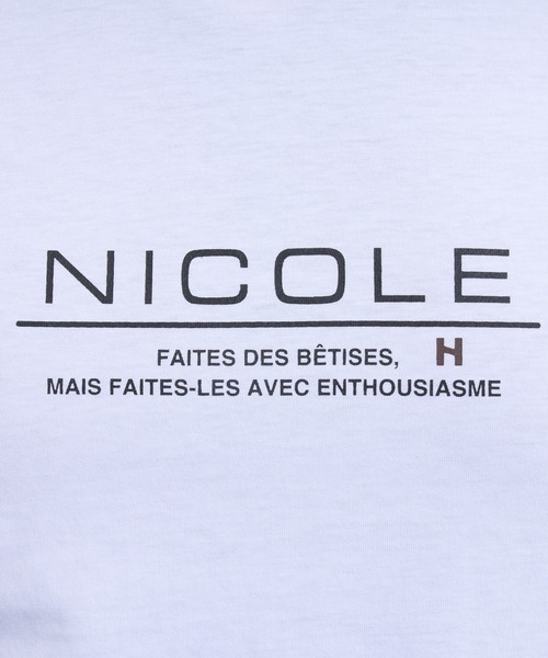 HIDEAWAYS NICOLE（ハイダウェイニコル）の「激シルケットVネック半袖Ｔシャツ（Tシャツ/カットソー・メンズ・ネイビー/ピンク/オフホワイト/ブラック・X-LARGE/XX-LARGE/LARGE/MEDIUM）」の6枚目の写真
