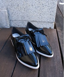 【Scrap Book】タッセルレースアップシューズ