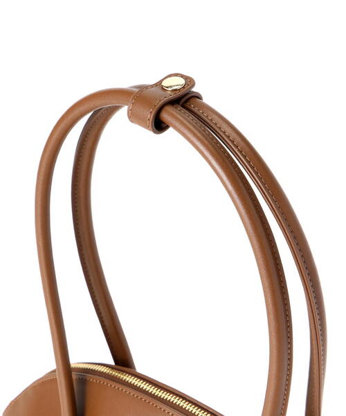 NATURAL BEAUTY BASIC（ナチュラルビューティーベーシック）の「◇【Oggi掲載】MINIアイレットボストンバッグ（ボストンバッグ・レディース・ブラック/ブラウン・ﾌﾘ-）」の8枚目の写真