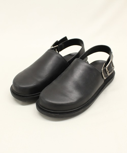 RNA-N(アールエヌエーエヌ)の「E5059 レザークロッグサンダル(サンダル・レディース・グレー/ブラック・SMALL/MEDIUM)」の3枚目の写真