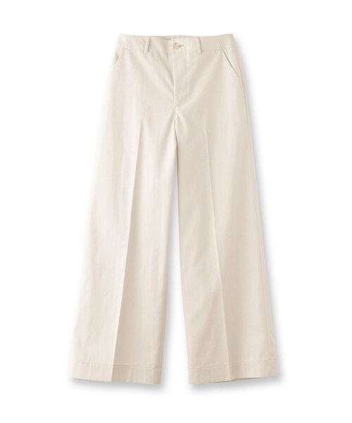 UNTITLED（アンタイトル）の「コットンライク ワイドストレートパンツ（その他パンツ・レディース・ライトグレー系9/ベージュ・00/01/02/03/04/42/44/46/48/50）」の3枚目の写真