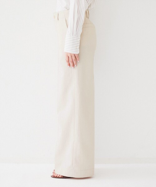 UNTITLED（アンタイトル）の「コットンライク ワイドストレートパンツ（その他パンツ・レディース・ライトグレー系9/ベージュ・00/01/02/03/04/42/44/46/48/50）」の13枚目の写真