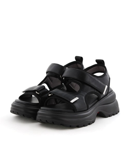 NICAL（ニカル）の「【NICAL】パデットカバードサンダル/554217（サンダル・レディース・シルバー/ブラック・SMALL/LARGE/X-LARGE/MEDIUM）」の3枚目の写真