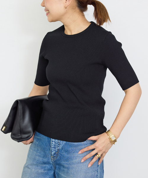 追加*DINER RIB クルーネックプルオーバー（ニット/セーター