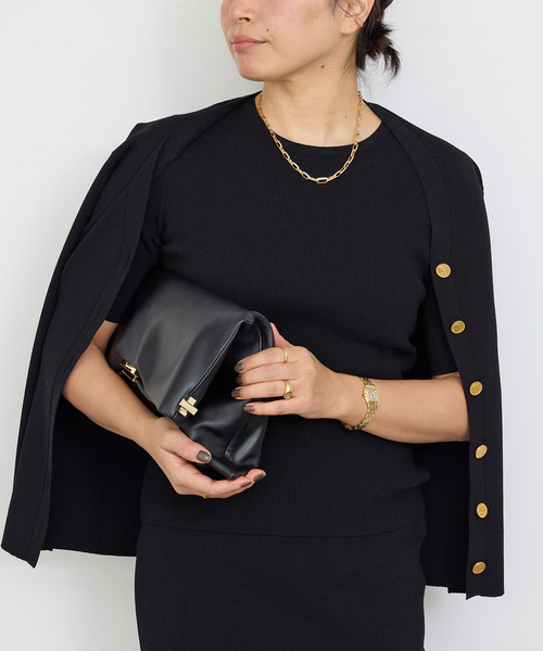 Deuxieme Classe 美品　Rib クルーネック プルオーバー Rib クルーネック プルオーバー（ニット/セーター）｜Deuxieme
