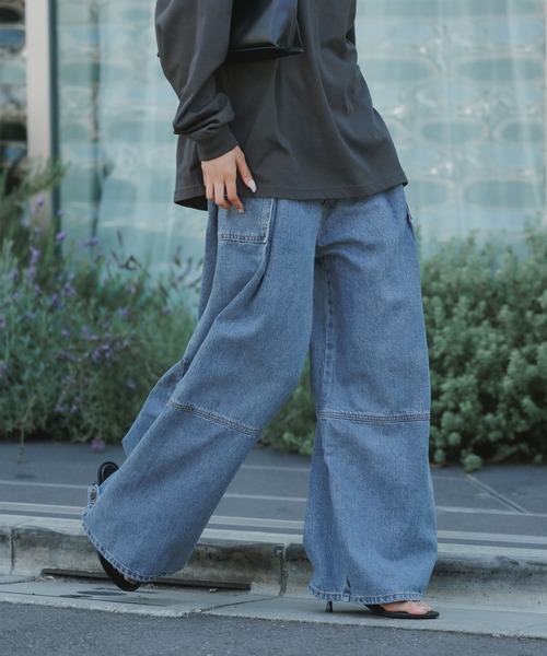 SOMETHING/サムシング SO TUCK BALLOON WIDE OW タックバルーンワイド