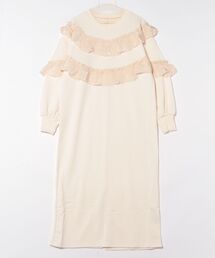 KATHARINE ROSS | 【KATHARINE ROSS】フリル使い裏毛ワンピース(ワンピース)