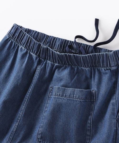 無印良品（ムジルシリョウヒン）の「婦人　洗いざらし　デニムイージーテーパードパンツ（デニムパンツ・レディース・ダークネイビー/ブルー・XL/L/M/S/XS）」の16枚目の写真