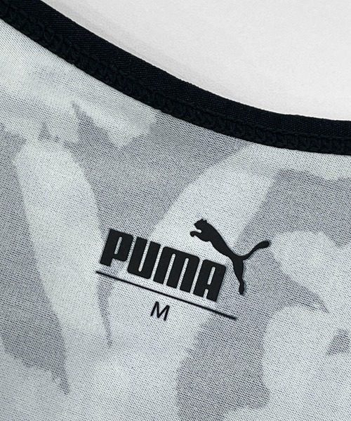 PUMA(プーマ)の「PUMA プーマ レディース ストレッチ 吸水速乾 接触冷感 紫外線対策 鉱石練り込み ハーフトップ スポーツブラ 下着(スポーツブラ・レディース・ピンク/ブラック/サックスブルー・M/L/LL)」の6枚目の写真