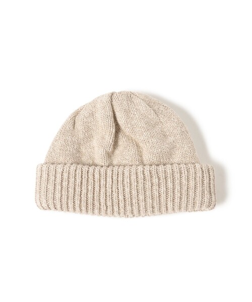 crepuscule(クレプスキュール)の「Crepuscule / Knit Cap(ニットキャップ/ビーニー・メンズ・ベージュ/ブラック・ONE SIZE)」の11枚目の写真