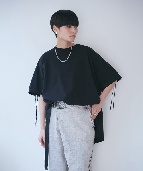 セール】(mici)バックギャザープルオーバー（Tシャツ/カットソー