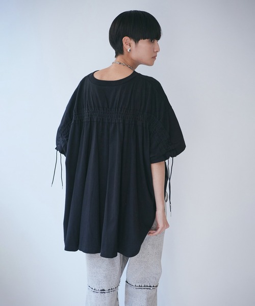 【新品未開封】ROSE BUD standingMICKEYMOUSEsweat セール】(mici)バックギャザープルオーバー（Tシャツ/カットソー