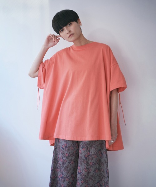 セール】(mici)バックギャザープルオーバー（Tシャツ/カットソー