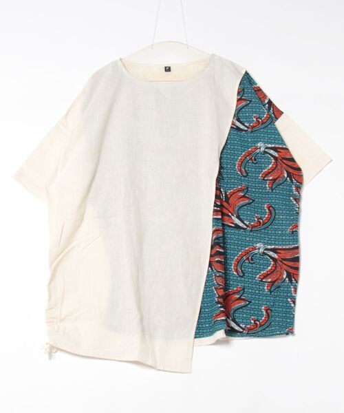 チャイハネ(チャイハネ)の「【チャイハネ】ラフィキ変形MEN'Sトップス(その他トップス・メンズ・ブラック/ホワイト/グリーン/マスタード/ブルー・FREE)」の2枚目の写真