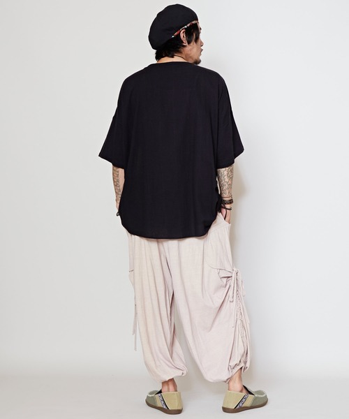 チャイハネ(チャイハネ)の「【チャイハネ】ラフィキ変形MEN'Sトップス(その他トップス・メンズ・ブラック/ホワイト/グリーン/マスタード/ブルー・FREE)」の13枚目の写真