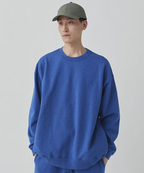 Snow Peak（スノーピーク）の「SNOWPEAK / スノーピーク Recycled Cotton MIX Pullover SW-25SU403（スウェット・メンズ・アイボリー/ブラック/ブルー系その他・MEDIUM/LARGE）」の5枚目の写真