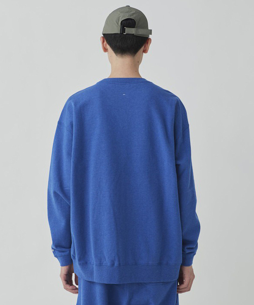 Snow Peak（スノーピーク）の「SNOWPEAK / スノーピーク Recycled Cotton MIX Pullover SW-25SU403（スウェット・メンズ・アイボリー/ブラック/ブルー系その他・MEDIUM/LARGE）」の7枚目の写真