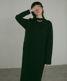 SLASH NECK DRESS