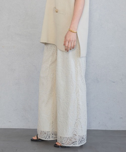 【レア】BYBORRE イージーパンツ ホワイト レア】BYBORRE イージーパンツ ホワイト