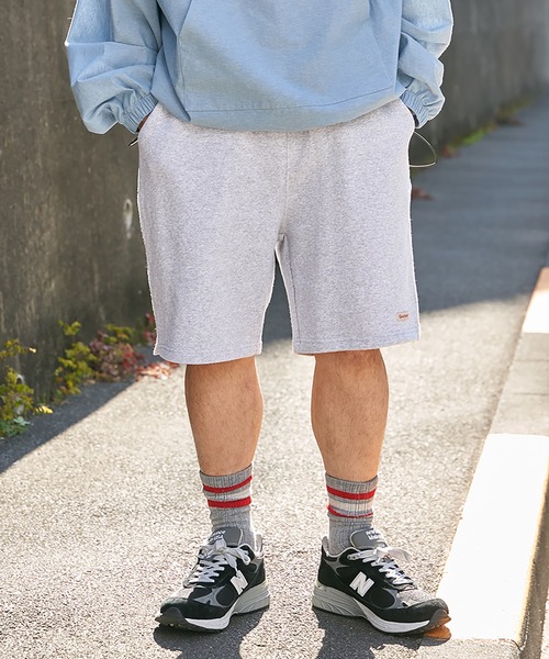 Goodwear(グッドウェア)の「【Goodwear】ウエストリブスウェットショートパンツ(その他パンツ・メンズ・ブラック/オフホワイト/グレー/チャコール/ネイビー・S/M/L/LL)」の3枚目の写真