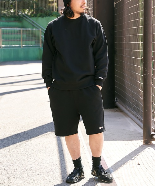 Goodwear(グッドウェア)の「【Goodwear】ウエストリブスウェットショートパンツ(その他パンツ・メンズ・ブラック/オフホワイト/グレー/チャコール/ネイビー・S/M/L/LL)」の13枚目の写真