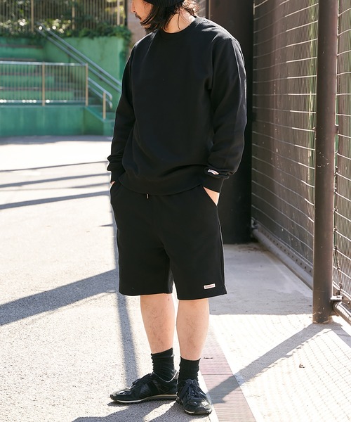 Goodwear(グッドウェア)の「【Goodwear】ウエストリブスウェットショートパンツ(その他パンツ・メンズ・ブラック/オフホワイト/グレー/チャコール/ネイビー・S/M/L/LL)」の14枚目の写真