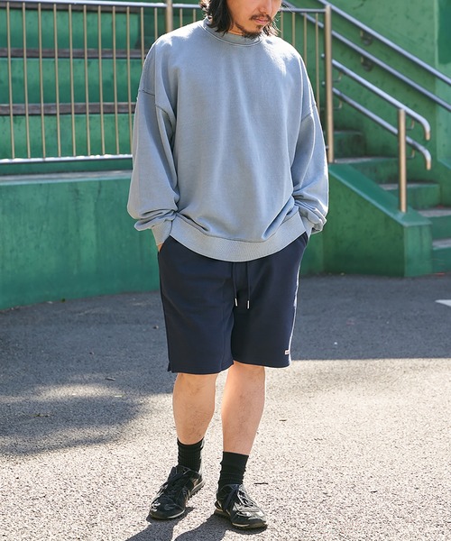 Goodwear(グッドウェア)の「【Goodwear】ウエストリブスウェットショートパンツ(その他パンツ・メンズ・ブラック/オフホワイト/グレー/チャコール/ネイビー・S/M/L/LL)」の20枚目の写真