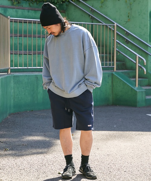 Goodwear(グッドウェア)の「【Goodwear】ウエストリブスウェットショートパンツ(その他パンツ・メンズ・ブラック/オフホワイト/グレー/チャコール/ネイビー・S/M/L/LL)」の21枚目の写真
