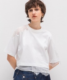 レースチュニックTシャツ（Tシャツ/カットソー）｜AULA AILA