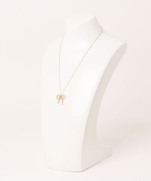 QUEENS COURT（クイーンズコート）の「リボンモチーフネックレス（ネックレス・レディース・シルバー系その他/ゴールド系その他・FREE）」の4枚目の写真