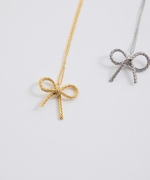 QUEENS COURT | リボンモチーフネックレス(ネックレス)