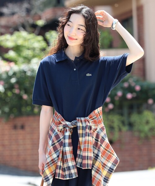 別注】LACOSTE / ロング ピケ ドレス（ワンピース）｜LACOSTE