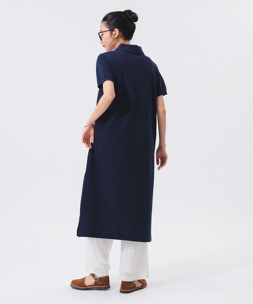 【別注】LACOSTE / ロング ピケ ドレス 別注】LACOSTE / ロング ピケ ドレス（ワンピース）｜LACOSTE