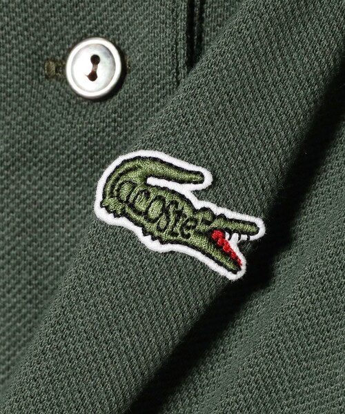 ラコステ LACOSTE ロゴワッペン 長袖 膝丈ワンピース XL グレー ラコステ LACOSTE ロゴワッペン 長袖 膝丈ワンピース XL グレー